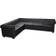 vidaXL Chesterfield Black Soffa 260cm 6-sits