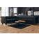 vidaXL Chesterfield Black Soffa 260cm 6-sits