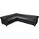 vidaXL Chesterfield Black Soffa 260cm 6-sits
