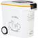 Curver Silhouette Dry Dog Food Container 35L White/Grey