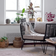 Bloomingville Mundo Black/Beige Loungestuhl 72cm