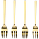 Bitz Brass Kagegaffel 14.4cm 4stk