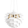 Louis Poulsen PH Artichoke Ø48 cm Soft White Brass Pendant Lamp
