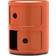 Kartell Componibili Orange Förvaringsskåp 32x40cm