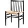 FDB Møbler J80 Beech Black/Nature Køkkenstol 82cm