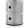 Kartell Componibili Chrome Storage Cabinet 32x40cm