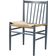 FDB Møbler J80 Blue Gray Beech/Nature Kitchen Chair 82cm