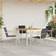 vidaXL 5 Piece Garden Solid Wood Teak Stainless Steel Patio Dining Set, Table incl. 4 Chairs