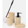 OHS 4-Piece Ribbed Bathroom Accessories Set