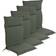 Nordstrand Home Luksus Plus Havehynder Tyk Skumkerne 7 cm 4 Stk Stolehynde Grøn