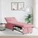 vidaXL Bäddsoffa 3-i-1 Utdragbar Design Rosa Sammet Soffa 3-sits