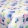 Borg Living Textil Vaxduk Med Akrylbeläggning Flower 140 cm Bordsduk Blå