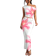 Shein BAE Women Oblique Shoulder Asymmetric Ruched Fitted 2-Piece Set, Suitable For Summer/Summer Holiday/Hawaii/Island Resort/Birthday Party Suitable For Going Out