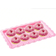 Shein Pink Plastic 1 2 4 6pcs Dessert Plate 36.5cm