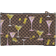 River Island Mini Card Holder - Brown Martini Monogram