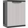 vidaXL grey and Terrace Patio Garden Tool Cupboard Storage Cabinet 65x85cm