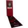 Bull's Carpet Mat 140 Red, Dart Mat with Non-Slip Rubber Underside, Environmentally Friendly Tournament Dart Mat with Official Distance to Dartboard, 237 cm x 80 cm, Optimal Protection for Darts and Tips