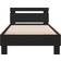 vidaXL 874114 Black Oak Frame Bed 90x200cm