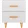 vidaXL 811983 High Gloss White Bedside Table 35x40cm 2pcs