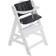 Hauck Matstolsdyna Highchairpad Deluxe Melange Charcoal