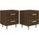 vidaXL 817290 Brown Oak Nattbord 35x40cm 2st