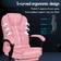ELFORDSON Massage Executive Pink Office Chair 112cm