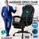 ELFORDSON Massage Executive Black Office Chair 112cm