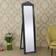 vidaXL Free-Standing Baroque Style Black Floor Mirror 40x160cm