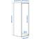 IKEA PLATSA vit Förvaringsskåp 60x180cm