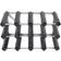 Traditional Wine Rack 12 Bottles Black Vinställ 42x22.8cm