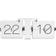 Karlsson No Case Flip White Wall Clock 36cm
