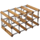 Traditional Wine Rack 12 Bottles Light Oak Wine Rack 42x22.8cm