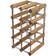 Traditional Wine Rack 12 Bottles Light Oak Wine Rack 42x22.8cm