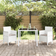 vidaXL Garden Chairs with Cushions 2 Pcs White Poly Rattan