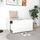 vidaXL Hall High Gloss White Storage Bench 80x45cm