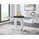 Furniturebox Giovani White Dining Set 90x160cm 7pcs