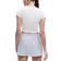 Lululemon Swiftly Pointelle Cropped Short Sleeve Shirt - Herringbone Dot White