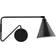 House Doctor Game Black Wall light ∅ 15.6cm