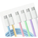 Shein 60W USB C To Type C Fast Charging Cable 3.3ft/6.6ft/10ft, 6 Pack Multicolor
