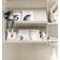 String Wall Panel Beige Shelf 2pcs