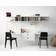 String Wall Panel White Shelf 2pcs