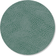 Lind DNA Hippo Circle Pastel Green Coaster 10cm
