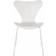 Fritz Hansen Series 7 Monochrome White/White Stained Ash Kitchen Chair 82cm