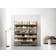 String Wall Panel Brown Shelf 2pcs