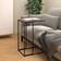 vidaXL Side Brown/Black Small Table 30x40cm