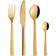 aida Raw Gold Cutlery Set 48pcs