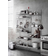 String Wall Panel Grey Shelf 2pcs