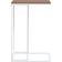 vidaXL Side White/Brown Small Table 30x40cm