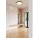 Nordlux Oja Smart 30W Black Ceiling Flush Light ∅ 60cm