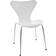 Fritz Hansen Series 7 Chrome/White Lacquered Ash Kitchen Chair 82cm